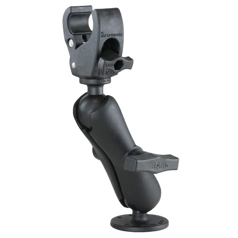 RAM Mounts RAP-400-202U Tough-Claw Trolling Motor Stabilizer with Medium Arm - Image 1